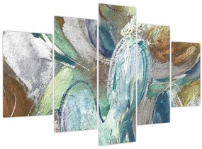 Obraz - Abstraktné maľba postavy (150x105 cm)