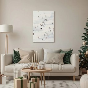 Obraz zimné radovánky na svahu