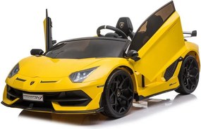 LEAN CARS Elektrické autíčko Lamborghini Aventador SX2028 žlté