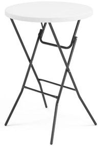 Plastový barový stôl Clara, skladací, Ø 800 mm