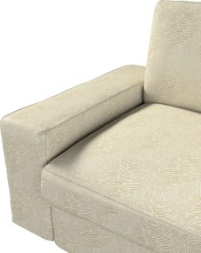 Poťah na sedačku Kivik (nerozkladá sa, pre 3 osoby) farba produktu béžová látka lesklá, zapletaná, vzorované