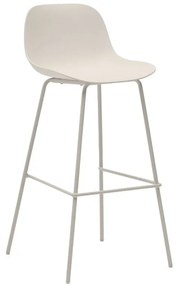 Krémová barová stolička (výška sedadla 74 cm) Altea – Kave Home