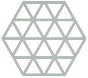Svetlosivá silikónová podložka pod horúce nádoby Zone Triangles