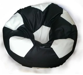 Sedací vak futbalová lopta čierno-biela EMI