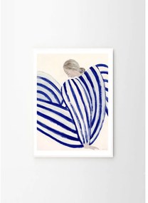 Plagát 30x40 cm Blue Stripe at Concorde – Sofia Lind – The Poster Club