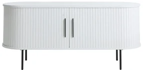 Biely TV stolík 120x56x40 cm Nola – Unique Furniture