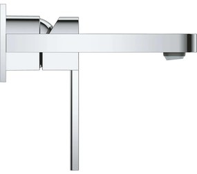 GROHE Plus 2-otvorová páková umývadlová batéria pod omietku, pre nástennú montáž, s rozetami, výtok 146 mm, chróm, 29303003