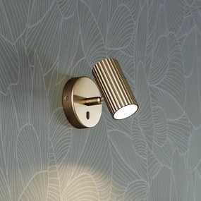 Eglo 902033 - Nástenné bodové svietidlo PORTILLO 1xGU10/5W/230V zlaté