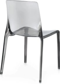 Sivá plastová záhradná stolička Adele – Bizzotto