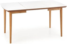 Rozkladací jedálenský stôl NARPES v dekore dub lefkas 90(190)x80x75 cm
