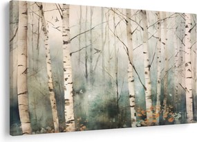 Obraz - Kresba lesného vzoru (90x60 cm)