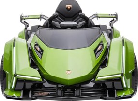 LEAN CARS Elektrické autíčko Lamborghini GT HL528 LED svetlá MP3 zelené