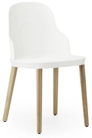 Stolička Allez Chair – biela/dub