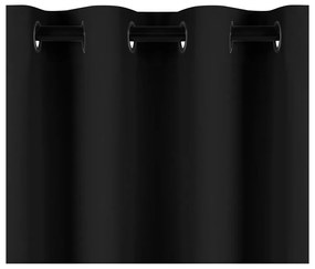 Čierny termo/dimout záves 140x245 cm Kierra – Restilo