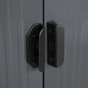 Záhradný domček BestBerg ZD-67A / 4,3 m² / 197 × 217 × 202 cm / antracitový