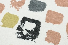 Detský koberec LIMA M038A krémový / ružový