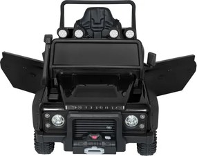 Elektrické autíčko Land Rover Defender 110 SVX čierne