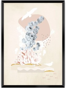 Plagát Beige Abstarct I