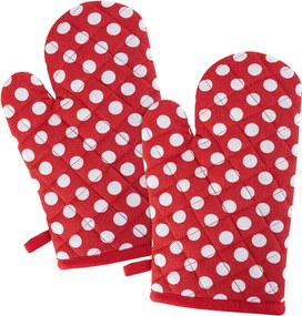 Kuchynský set BODKA červená 3 diely