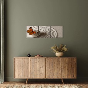 Obraz - Pokoj na duši (s hodinami) (90x30 cm)