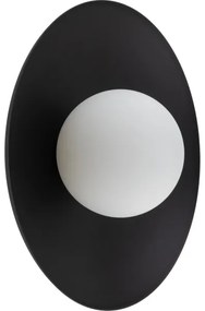 Nástenné svietidlo SLATE 1xG9/8W/230V pr. 28 cm čierna