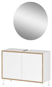 Biela kúpeľňová zostava Topeka – Germania