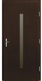 Vchodové dvere Tavira drevené 100x200 cm P orech