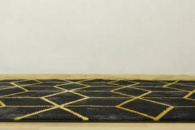 Koberec FESTIVAL 5871A žltý / čierný