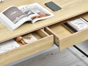Dizajnový písací stôl OWEN dub sonoma