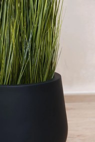 Kvetináč GIRAR, sklolaminát, výška 27 cm, antracit