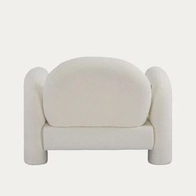 Kreslo SEDIA TEDDY BOUCLÉ krémové 778131