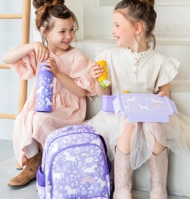 A Little Lovely Company - škatuľka na desiatu - jednorožce a dúha