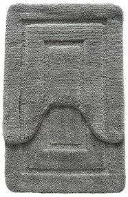 Set kúpeľňových predložiek 50x80 + 50x60 cm sivé