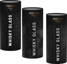 BOHEMIA PRESTIGE ELEGANTE POHÁR NA WHISKY V TUBE 320ML SADA 2KS
