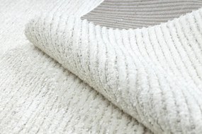 Dywany Łuszczów, Kusový koberec Mode 00052 geometric cream, 120x170, biela, chodba / predsieň