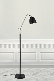 NORDLUX Moderná stojacia lampa do obývačky ALEXANDER, 1xE27, 15W, čierna