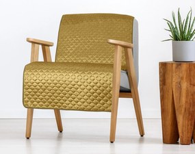 PREHOZ NA KRESLO DIMON 70X160 CM MEDOVÝ