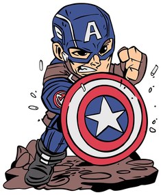 Veselá Stena Drevené vyfarbovacie postavičky Spiderman a Avengers
