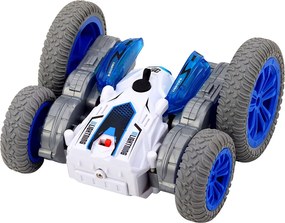 LEAN Toys Kaskadérske auto na diaľkové ovládanie RC svetlá dym drift 360° modré