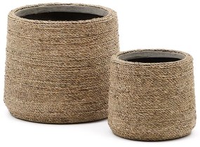 Obaly na kvetináče z cementu v súprave 2 ks ø 24 cm Sigal – Kave Home