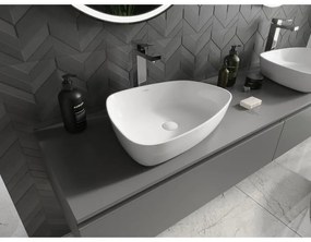 Mexen Ono, umývadlo na dosku z konglomerátu 51 x 39 cm, biela, 23045101