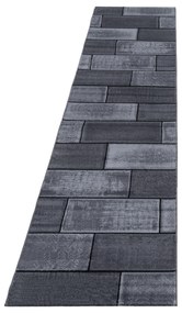 Ayyildiz Kusový koberec PLUS 8007, Čierna Rozmer koberca: 80 x 150 cm