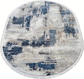DC Koberec Exclusive ovál 167 námornícka modrá modrá Rozmer: 80×150 cm