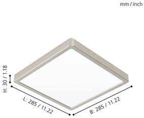 Eglo 99254 - LED stropné svietidlo FUEVA 5 LED/20W/230V