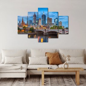 Obraz mesta Melbourne (150x105 cm)