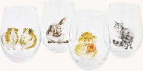 Poháre Animals, 4 ks