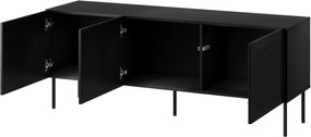 TV stolík Siena 150 cm čierny