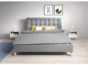 Čalúnená posteľ DAVID šedá rozmer 180x200 cm