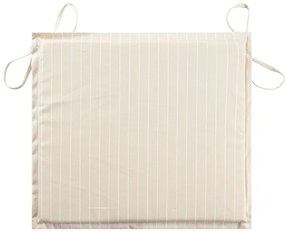 Livarno home Súprava balkónového nábytku Sevilla, 3-dielna + Obojstranný podsedák, 38 x 42 x 3 cm, krémový, 2 kusy  (800010859)