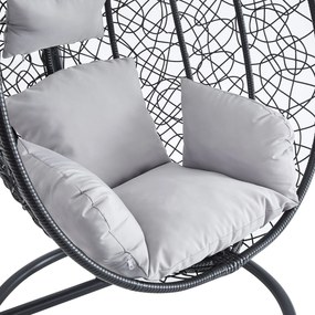 Závěsné houpací křeslo Houseland Mira L černé